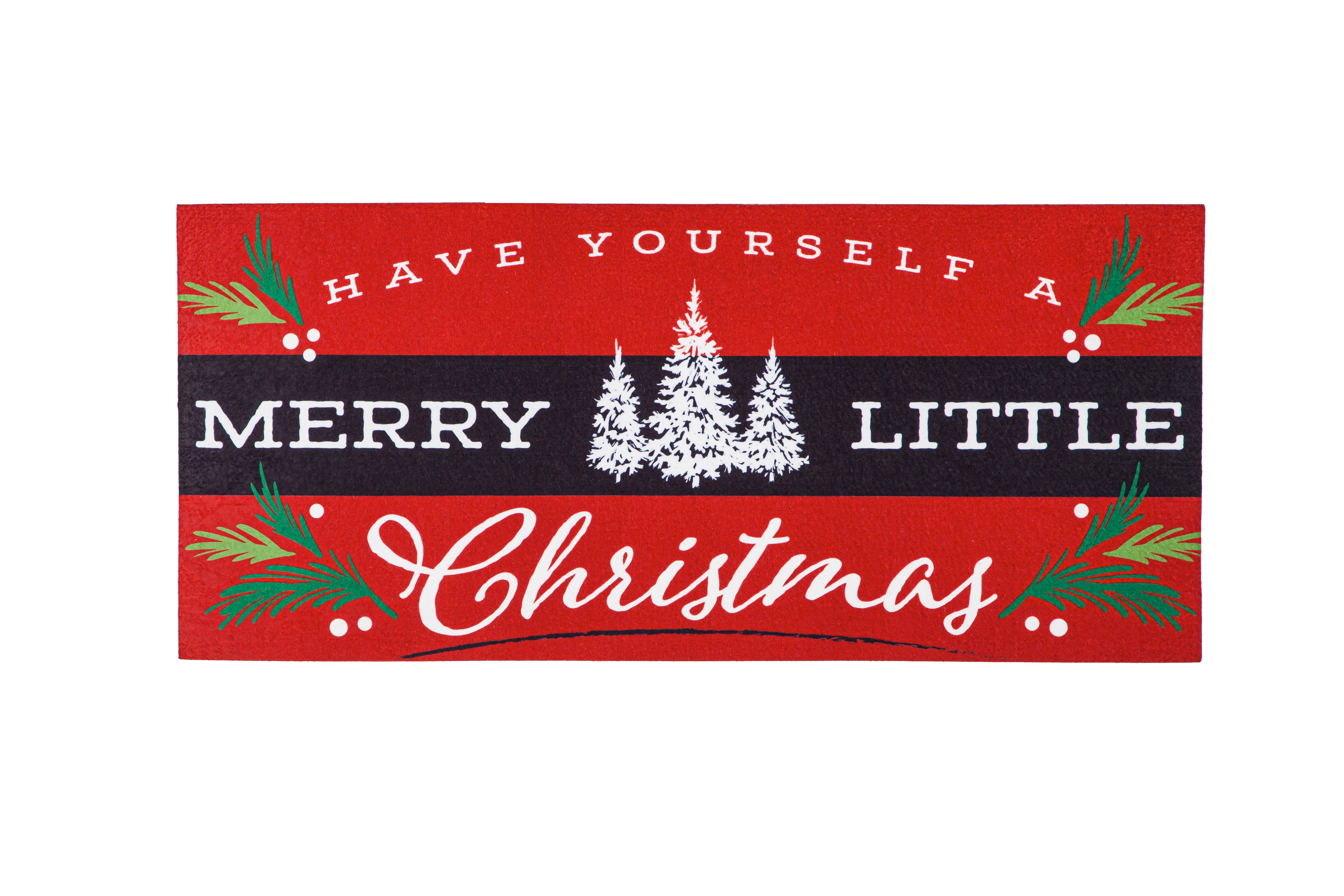 Merry Little Christmas Sassafras Switch Mat, 22" x 10"