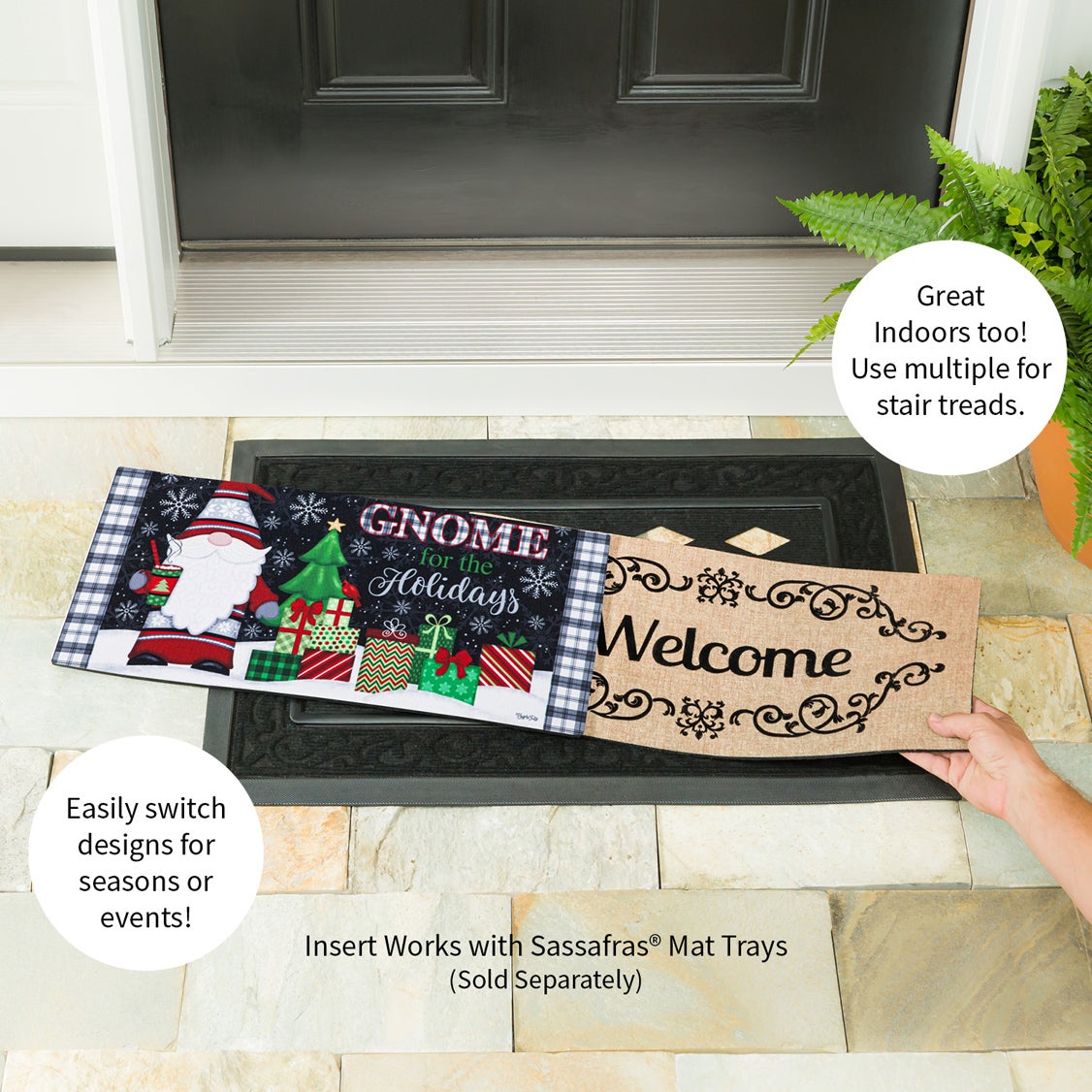 Gnome for the Holidays Sassafras Switch Mat