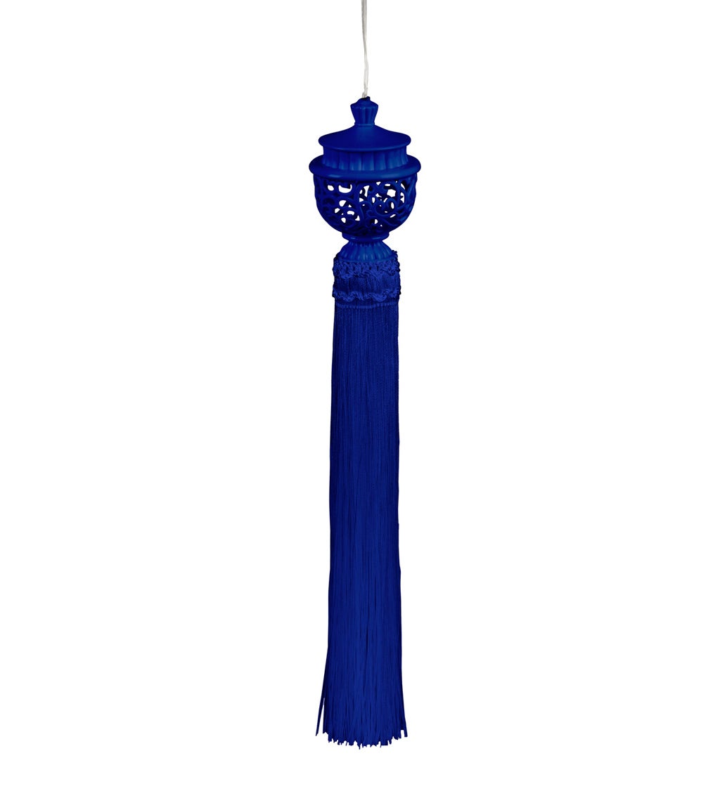 Blue Lighted Tassel