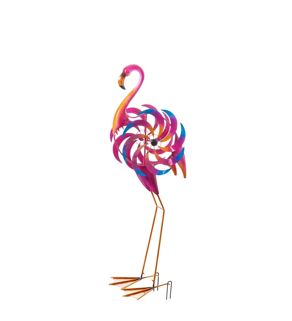 Statement Flamingo Wind Spinner