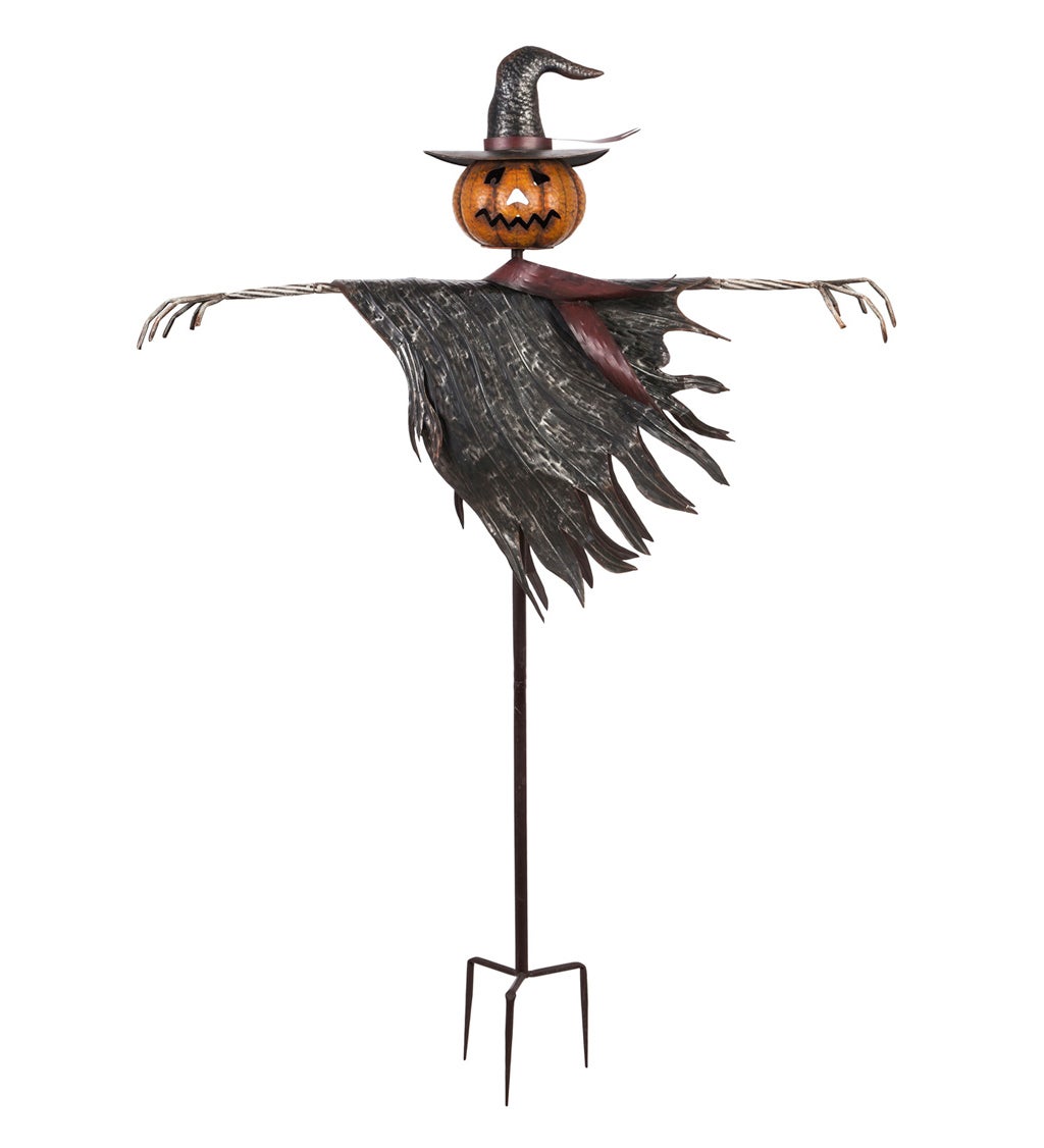 67.5"H Oversize Jack-O-Lantern Scarecrow Garden Stake