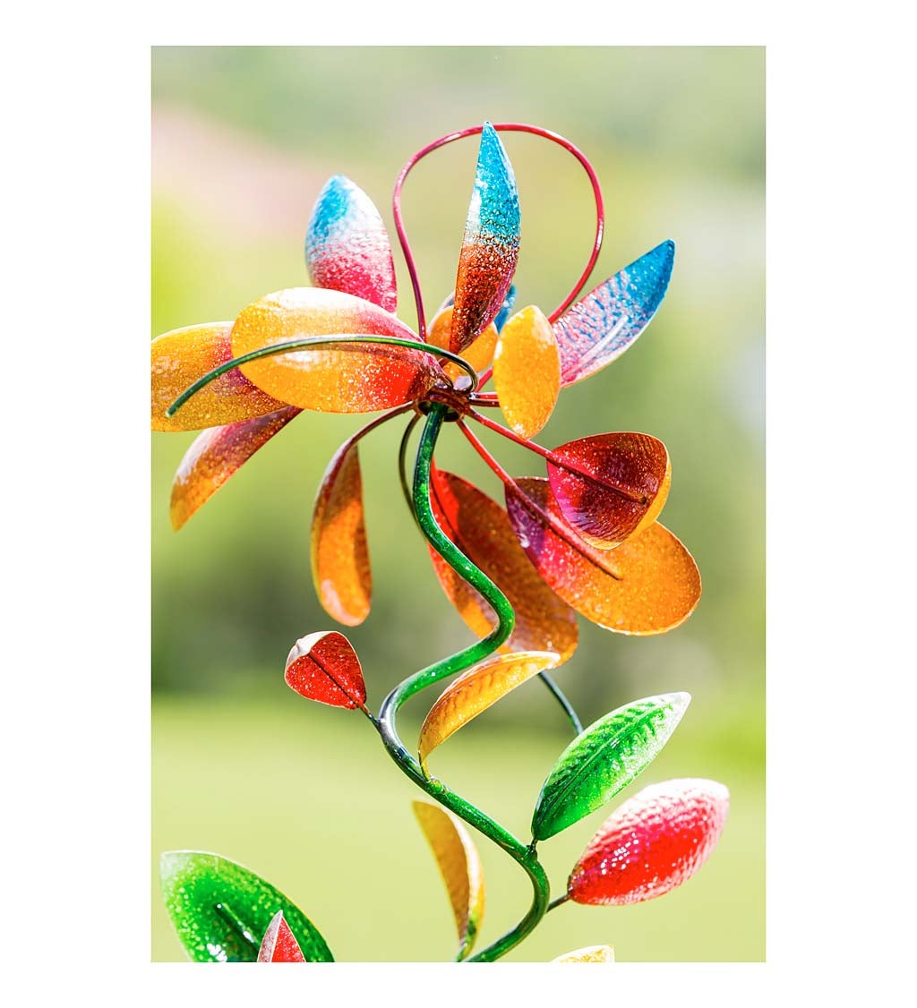 80.75"H Creative Wind Spinner, Primary Colors