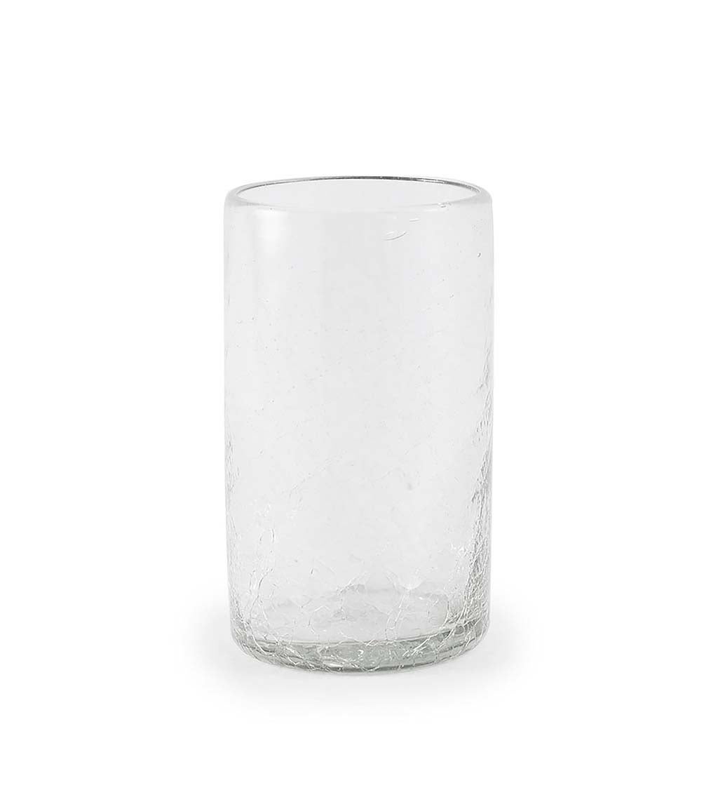 Maya Clear Recycled Glass Small Vase