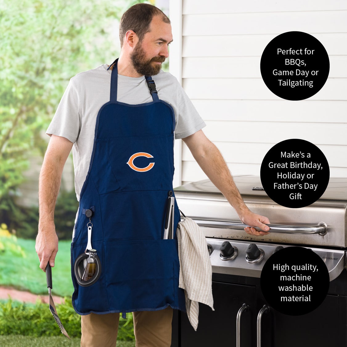 Chicago Bears Grilling Apron