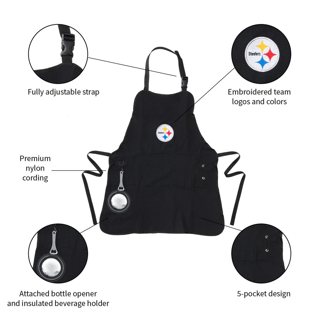 Pittsburgh Steelers Grilling Apron