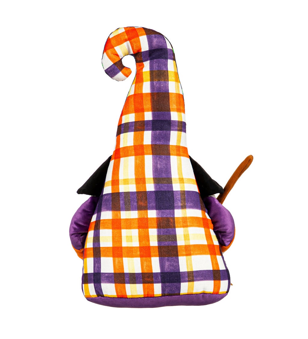 10" x 17" Halloween Gnome Shaped Pillow