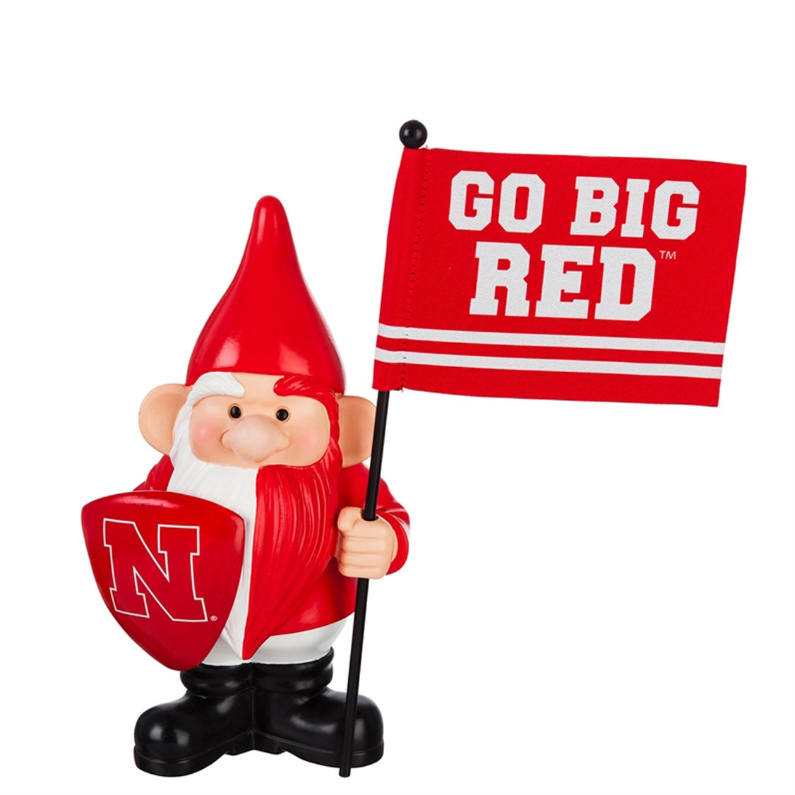 University of Nebraska Gnome Flag Holder