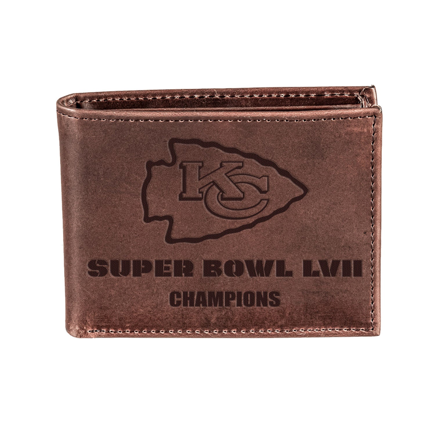 Kansas City Chiefs Bi-Fold Leather Wallet