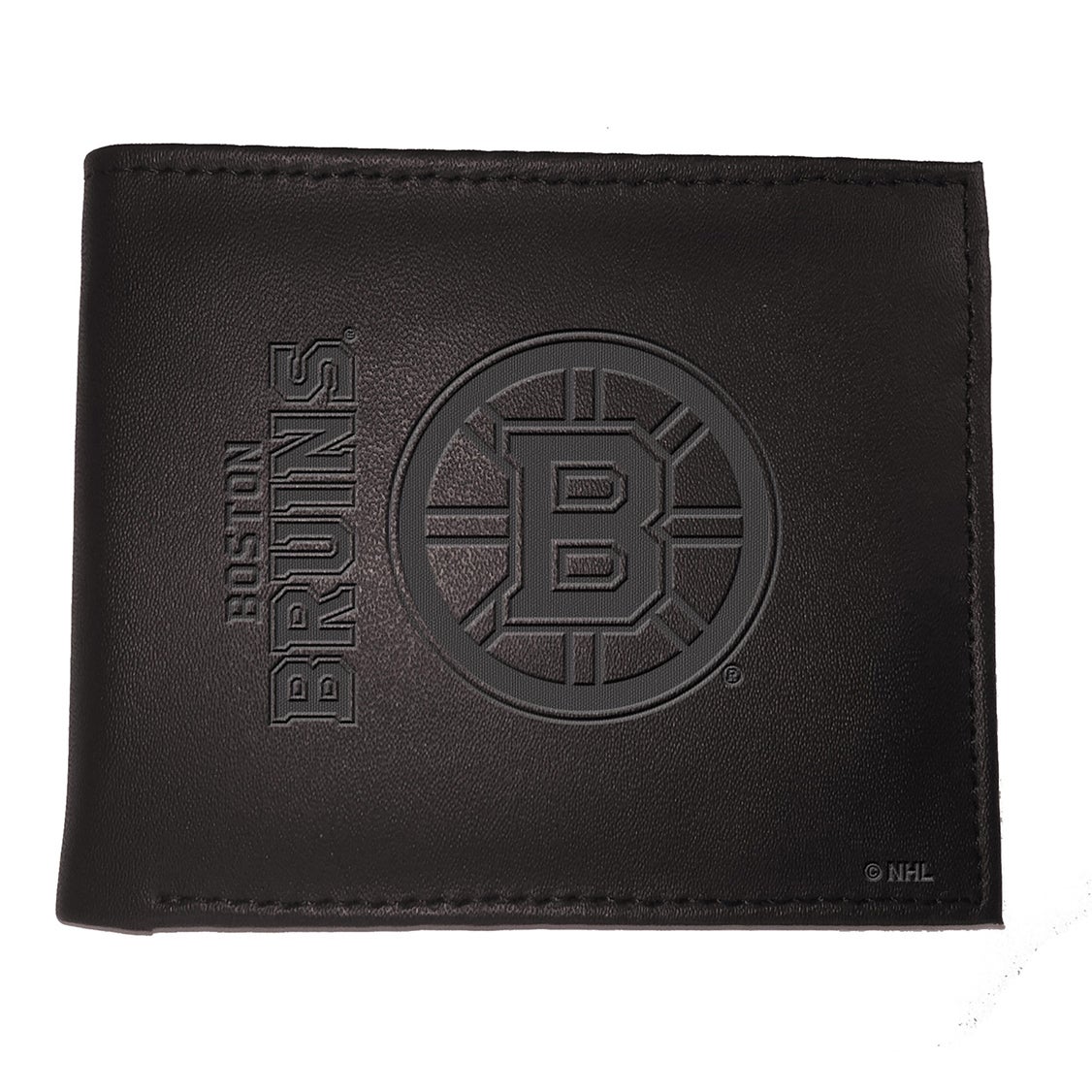 Boston Bruins Bi-Fold Leather Wallet