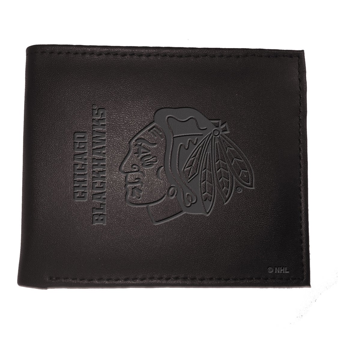 Chicago Blackhawks Bi-Fold Leather Wallet