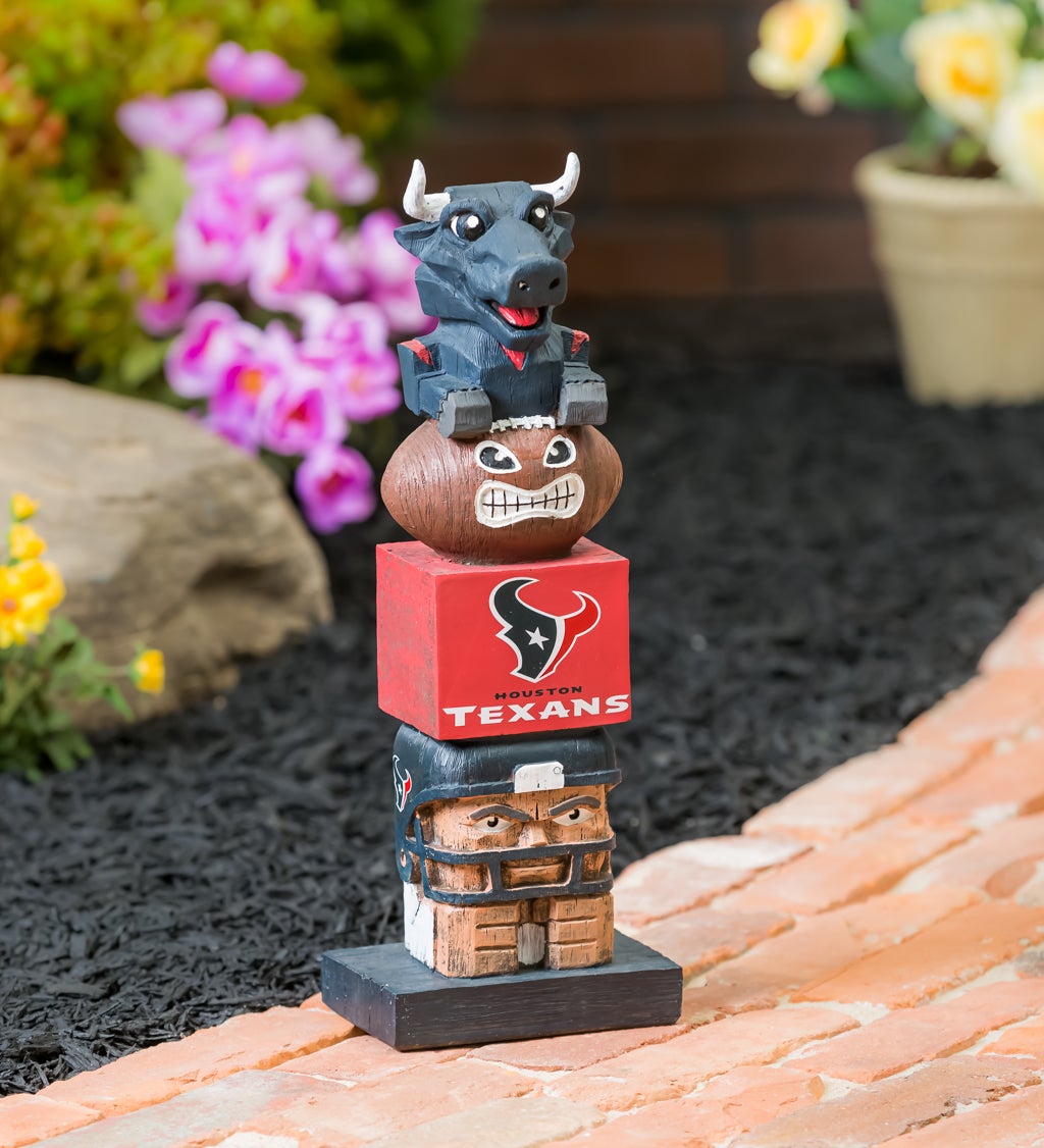 Houston Texans Tiki Team Totem Garden Statue