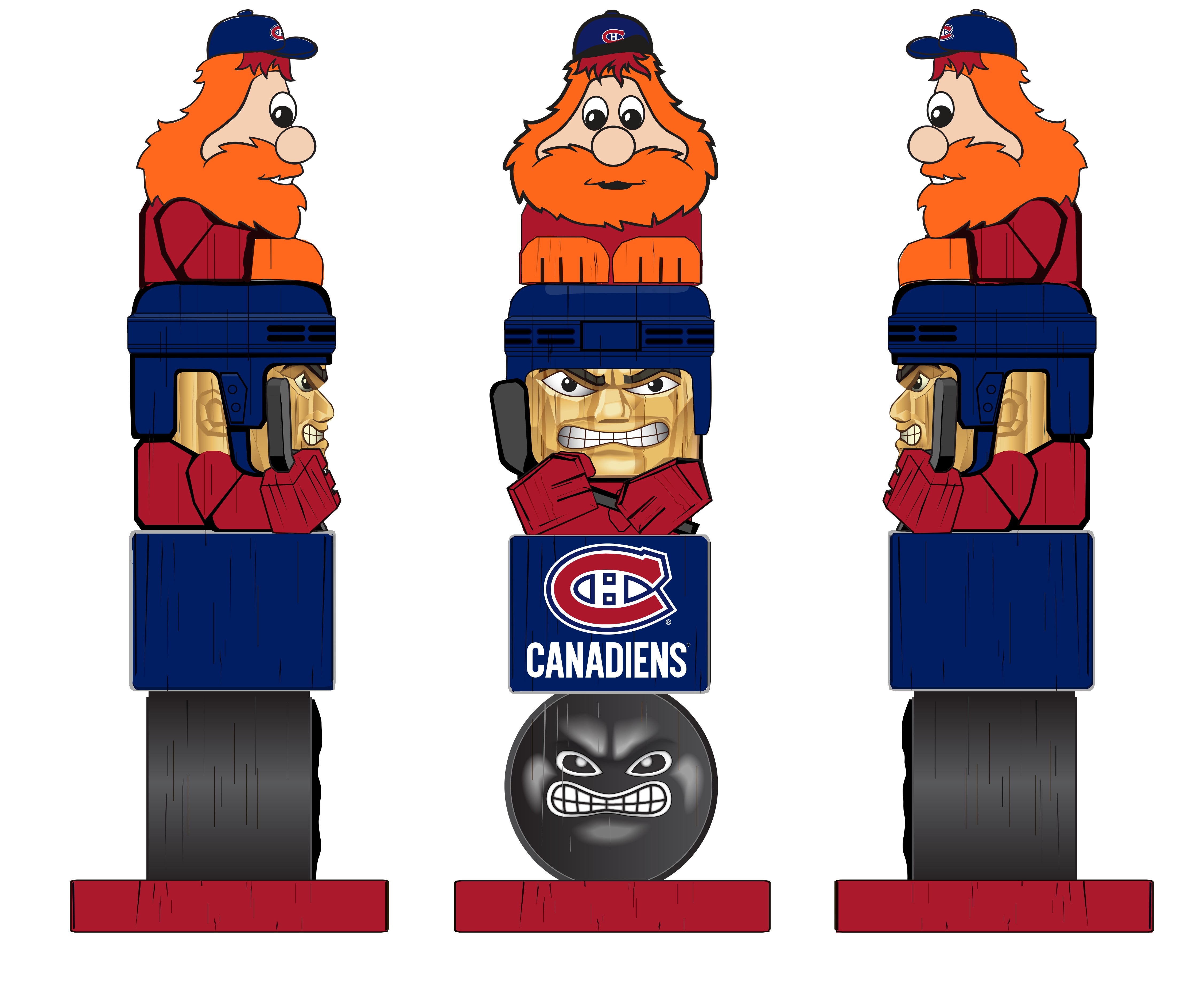 Montreal Canadiens Team Garden Statue