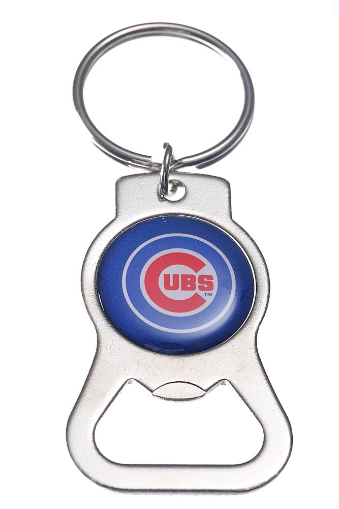 Chicago Cubs Bottle Opener Key Ring