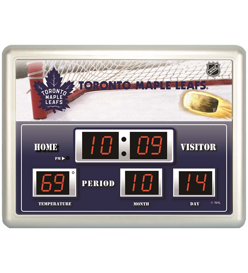 Toronto Maple Leafs Scoreboard Wall Clock