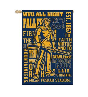 Fan Rules Flag , West Virginia University