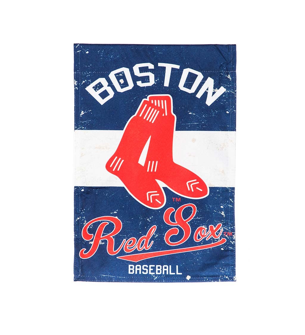 Boston Red Sox Vintage Linen House Flag