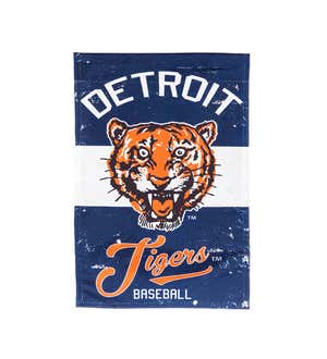 Detroit Tigers Vintage Linen House Flag