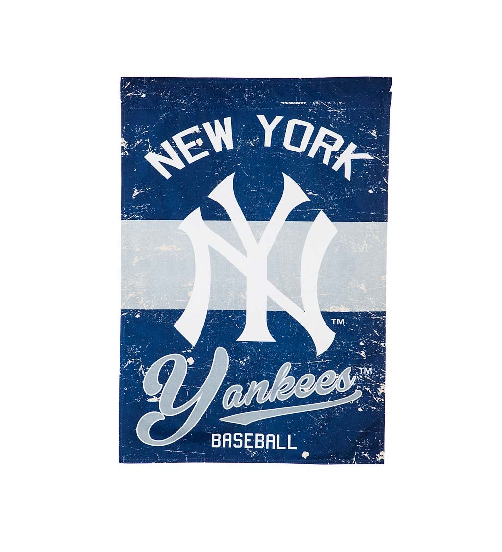 NY Yankees Vintage Linen House Flag
