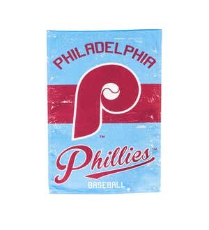 Philadelphia Phillies Vintage Linen House Flag