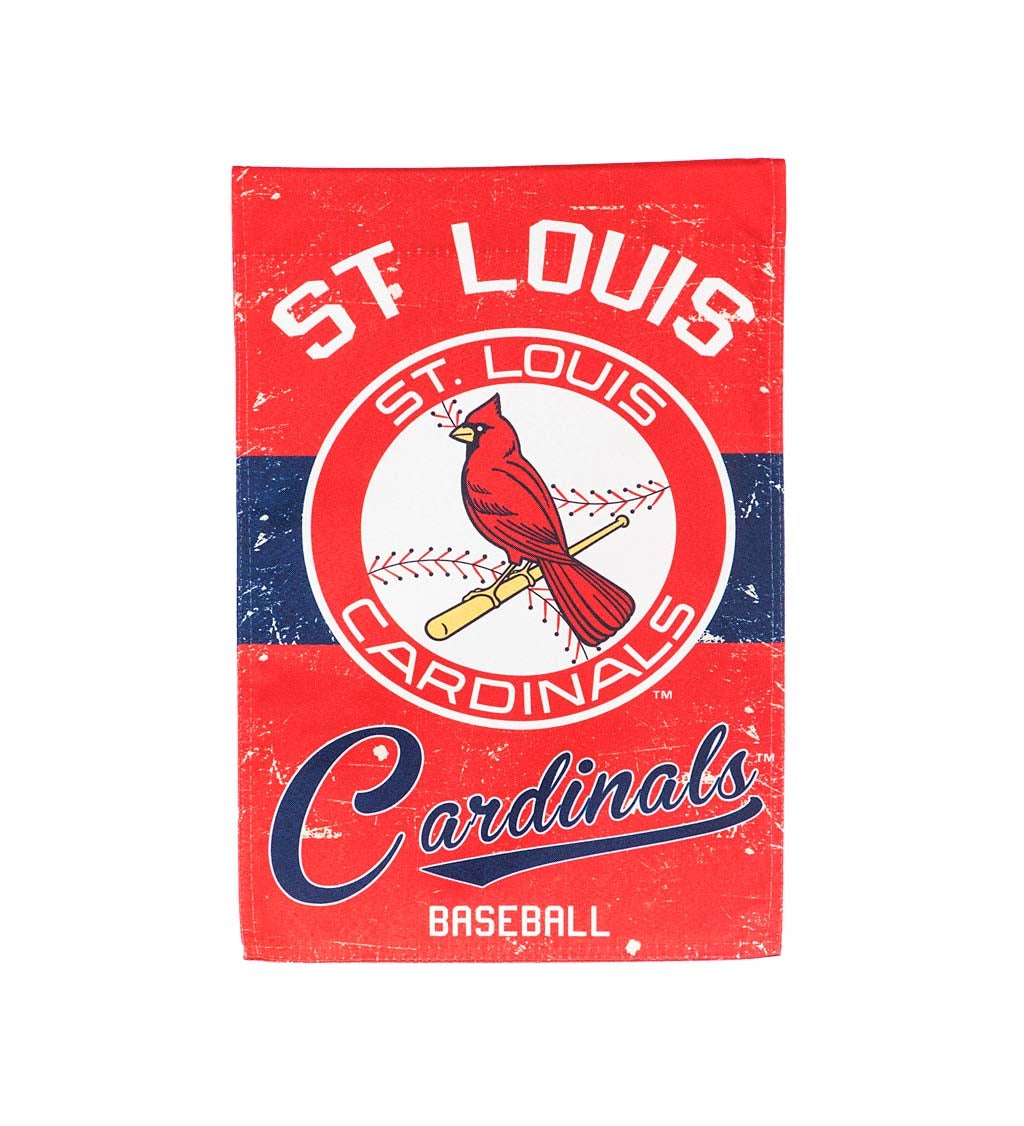 St Louis Cardinals Vintage Linen House Flag