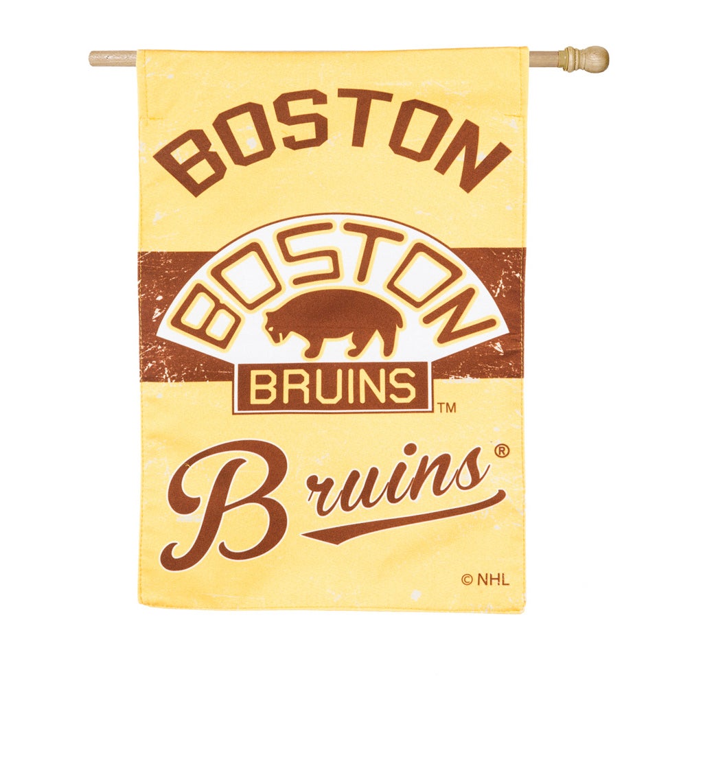 Boston Bruins, Vintage Linen House Flag