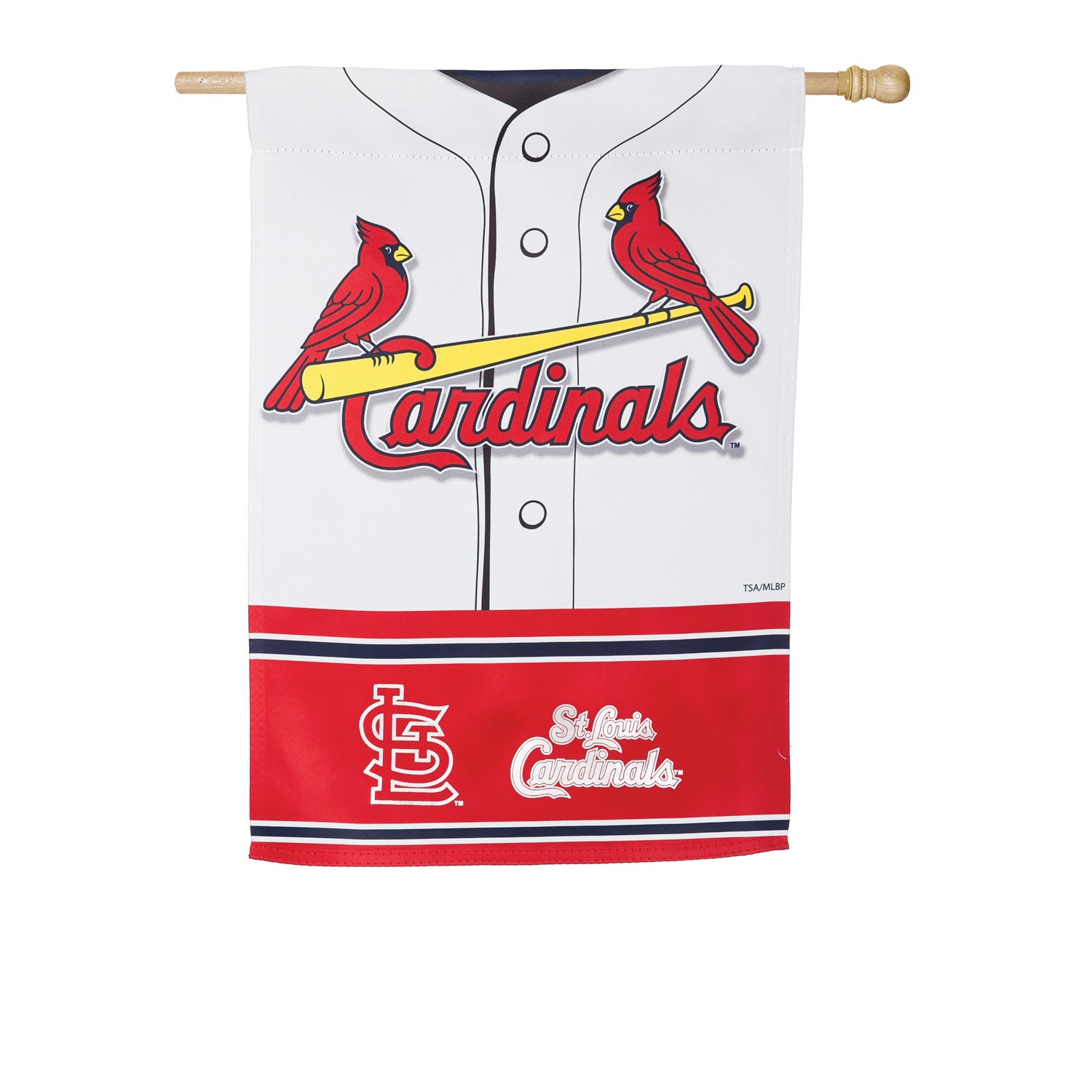 St Louis Cardinals Two Sided Jersey House Flag