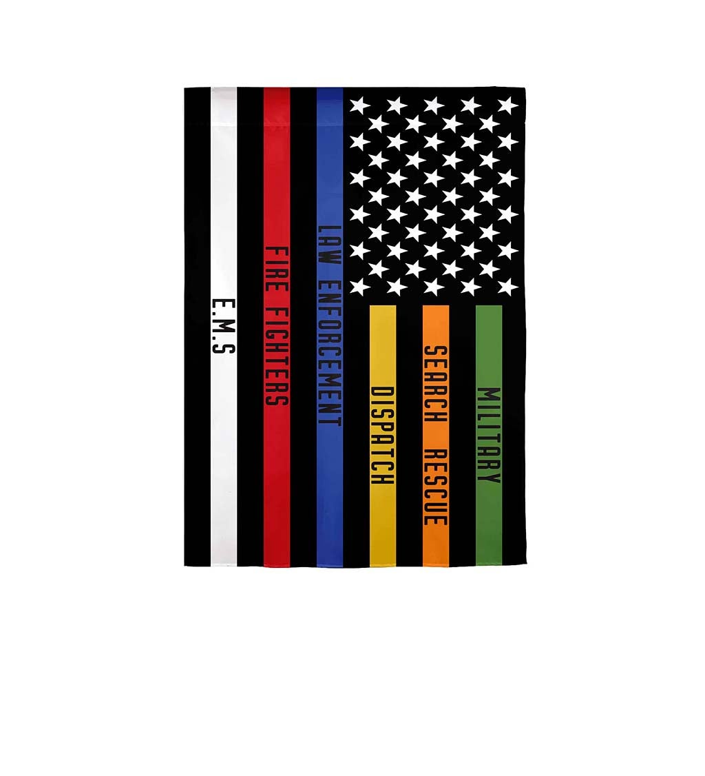 Responders Thin Line House Suede Flag