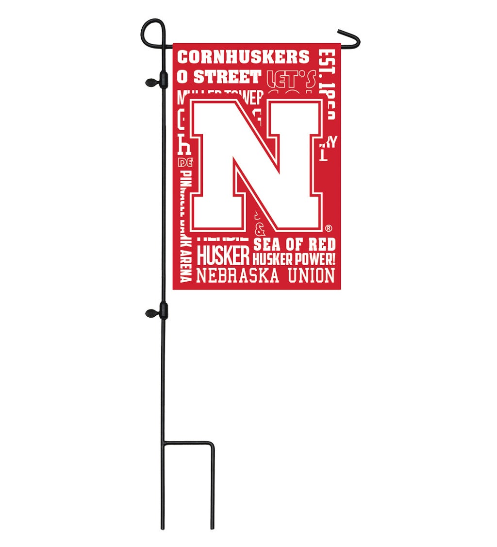 Fan Rules Garden Flag, University of Nebraska