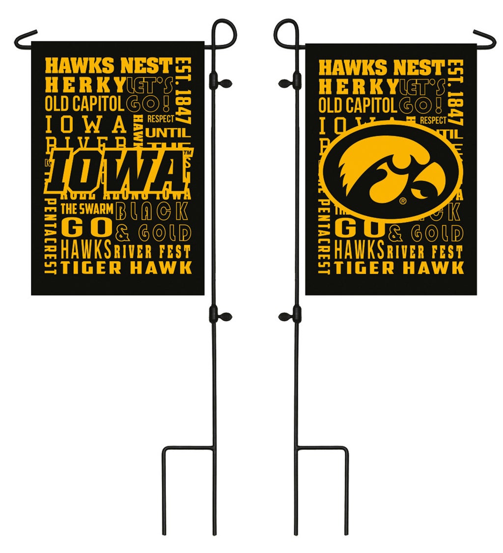 Fan Rules Garden Flag, University of Iowa