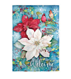 Winter Melody Garden Glisten Flag