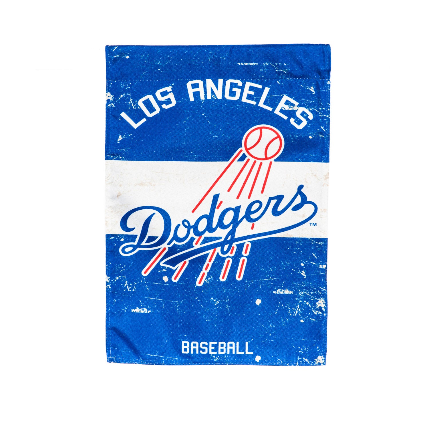 Los Angeles Dodgers Vintage Linen Garden Flag