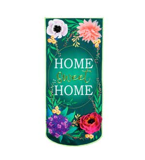 Floral Home Sweet Home Everlasting Impressions Textile Decor