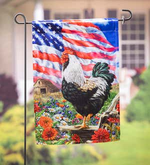 Morning in America Garden Lustre Flag