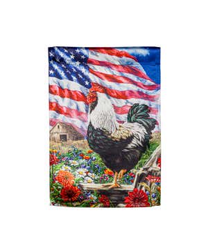 Morning in America Garden Lustre Flag