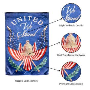 United We Stand Garden Lustre Flag