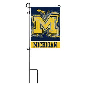 University of Michigan, Suede Garden Flag Justin Patten