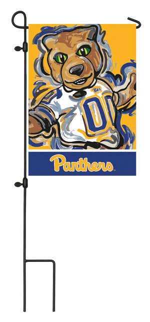 University of Pittsburgh Justin Patten Suede Garden Flag