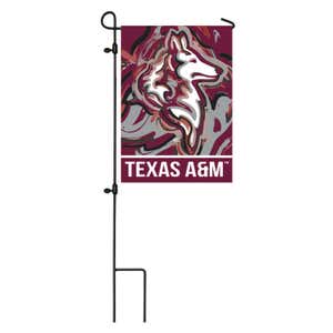 Texas A&M, Suede Garden Flag Justin Patten