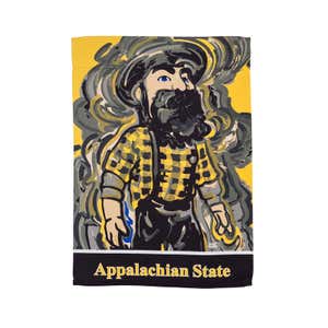 Appalachian State University, Suede Garden Flag Justin Patten