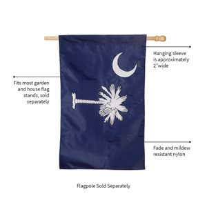 South Carolina State Applique House Flag