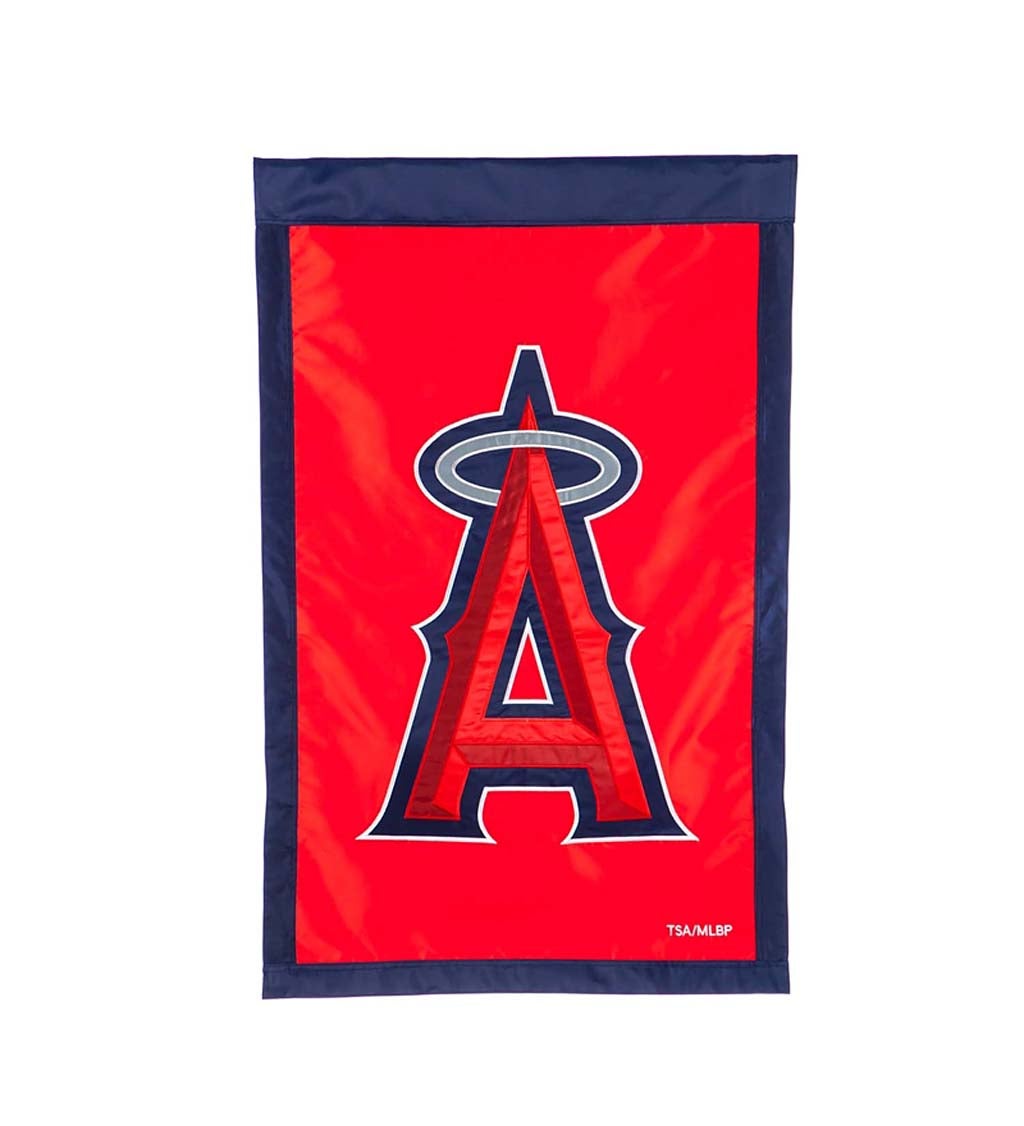 Los Angeles Angels of Anaheim Appliqué House Flag