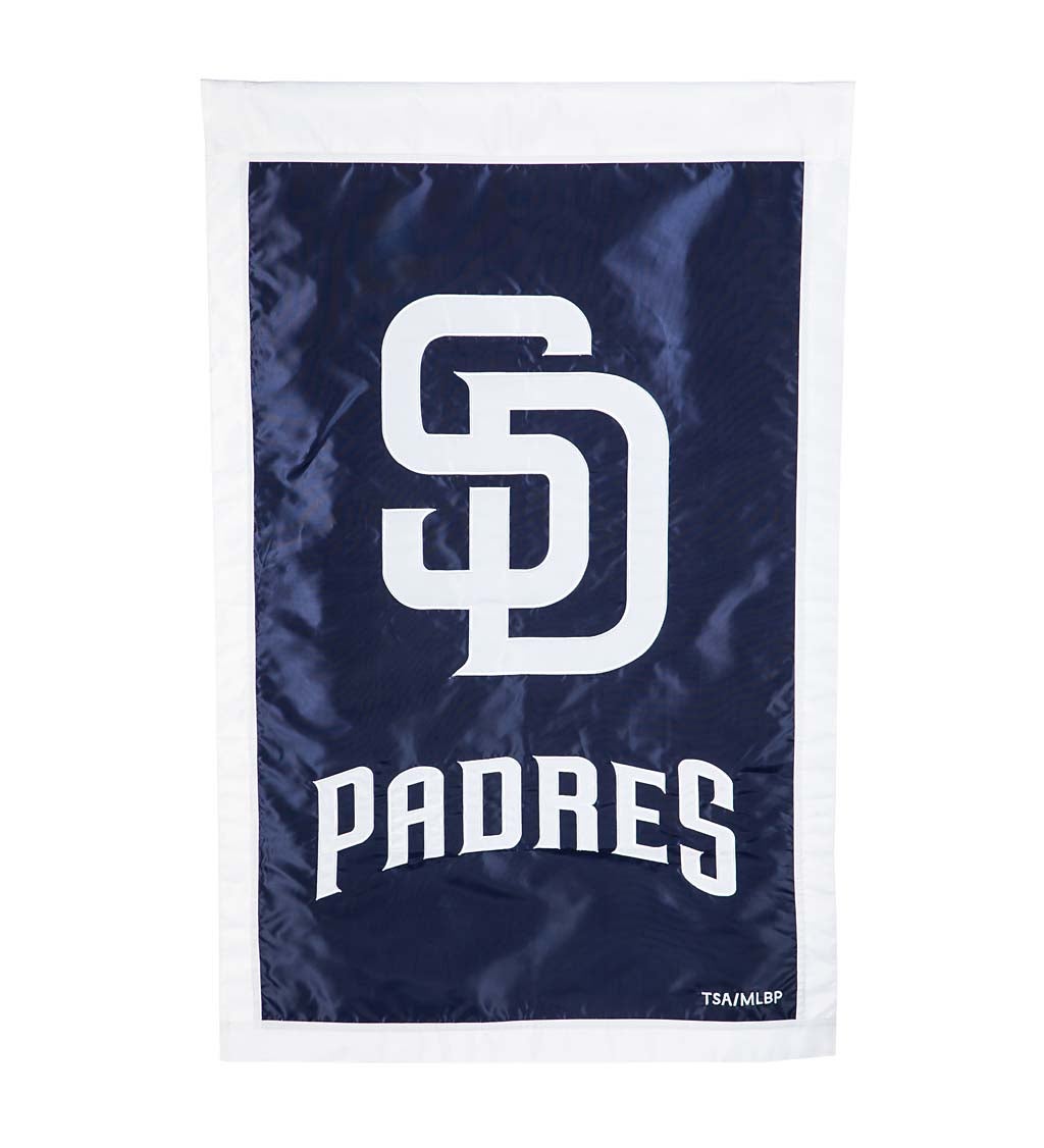 San Diego Padres Appliqué House Flag