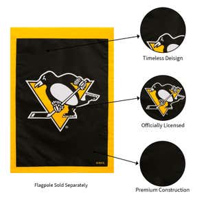 Pittsburgh Penguins Applique House Flag