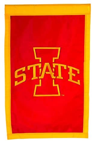 Iowa State University Applique House Flag