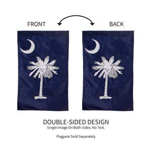 South Carolina State Applique Garden Flag