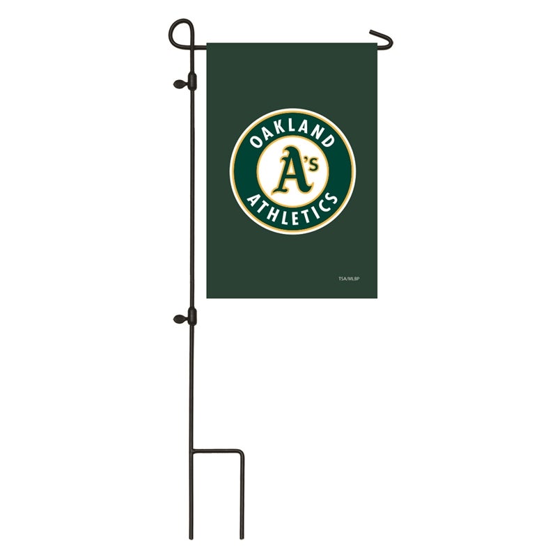 Oakland A's Appliqué Garden Flag