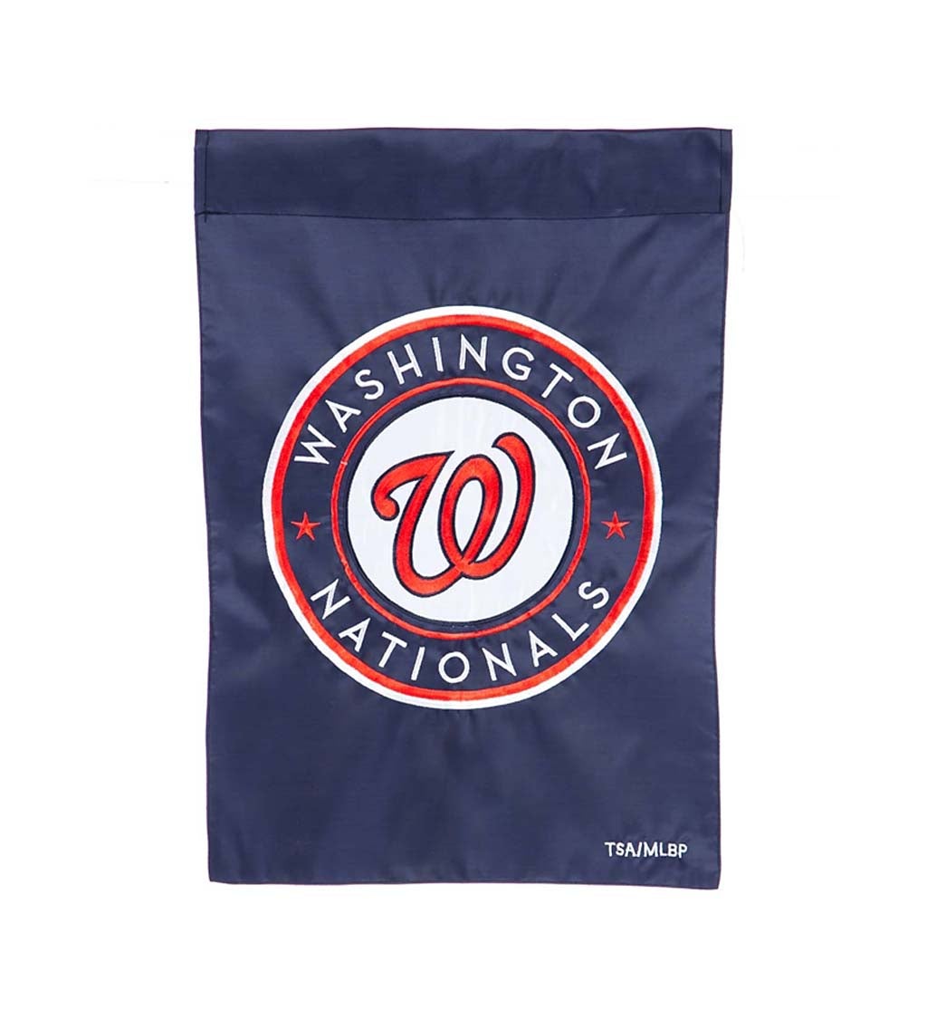 Washington Nationals Appliqué Garden Flag