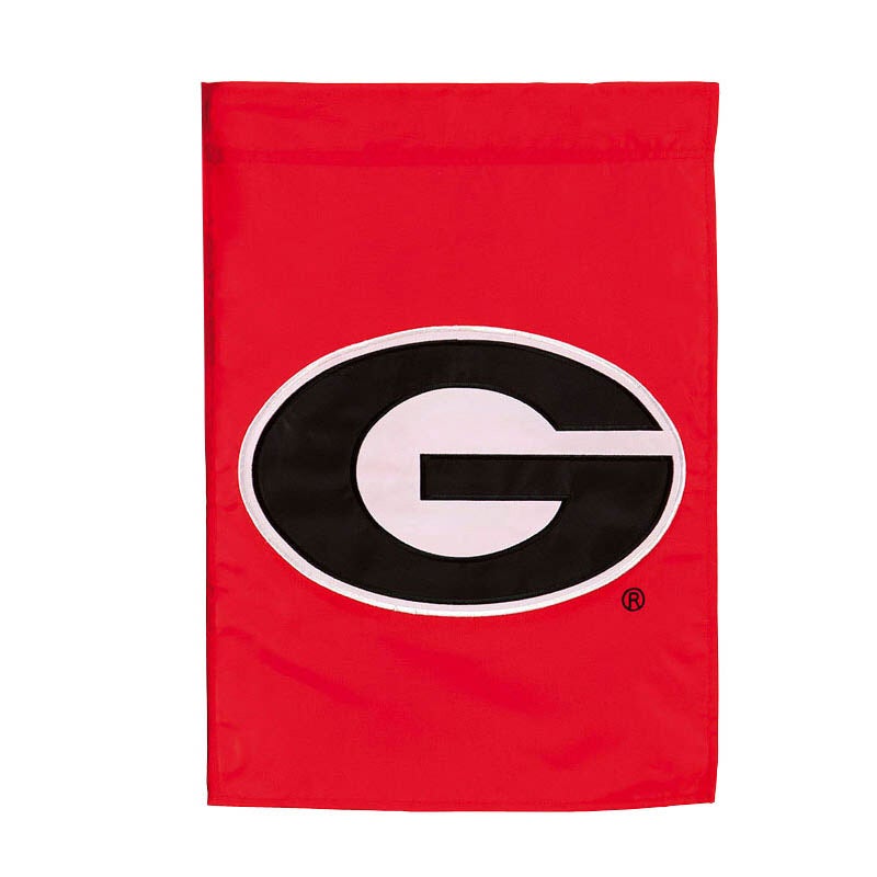 University Of Georgia Applique Garden Flag