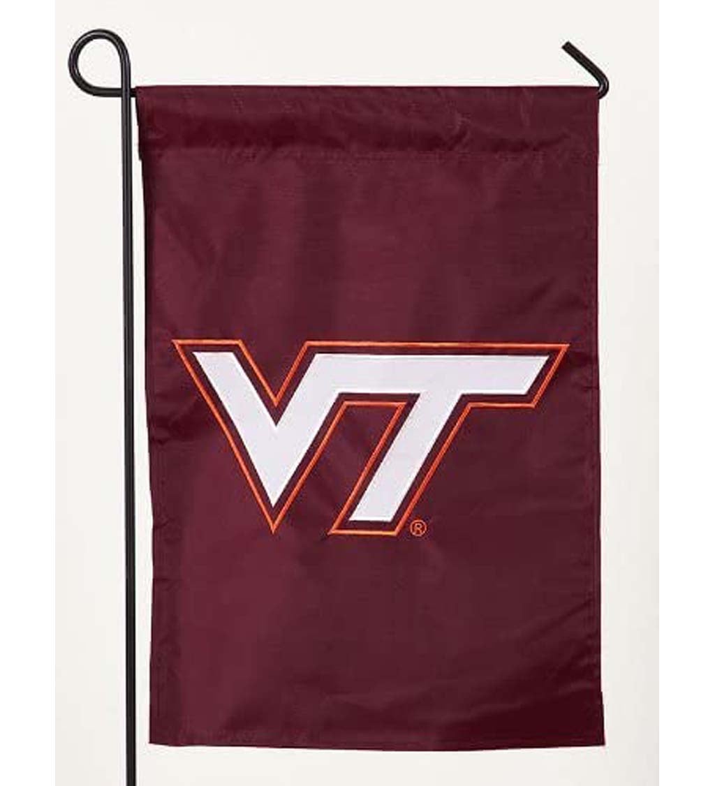 Virginia Tech Hokies Applique Garden Flag