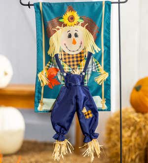 Scarecrow Garden Kickin Flag